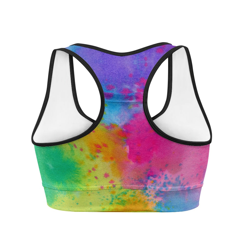 Tie Dye Splatter Women's Sports Vest