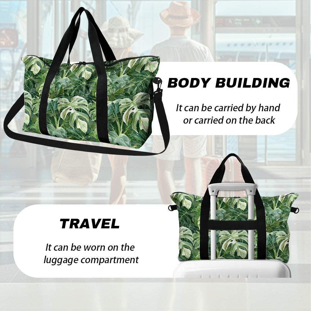 Monstera Lightweight Luggage Travel Bag