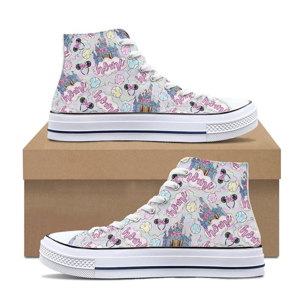 Home High Top Canvas Shoes