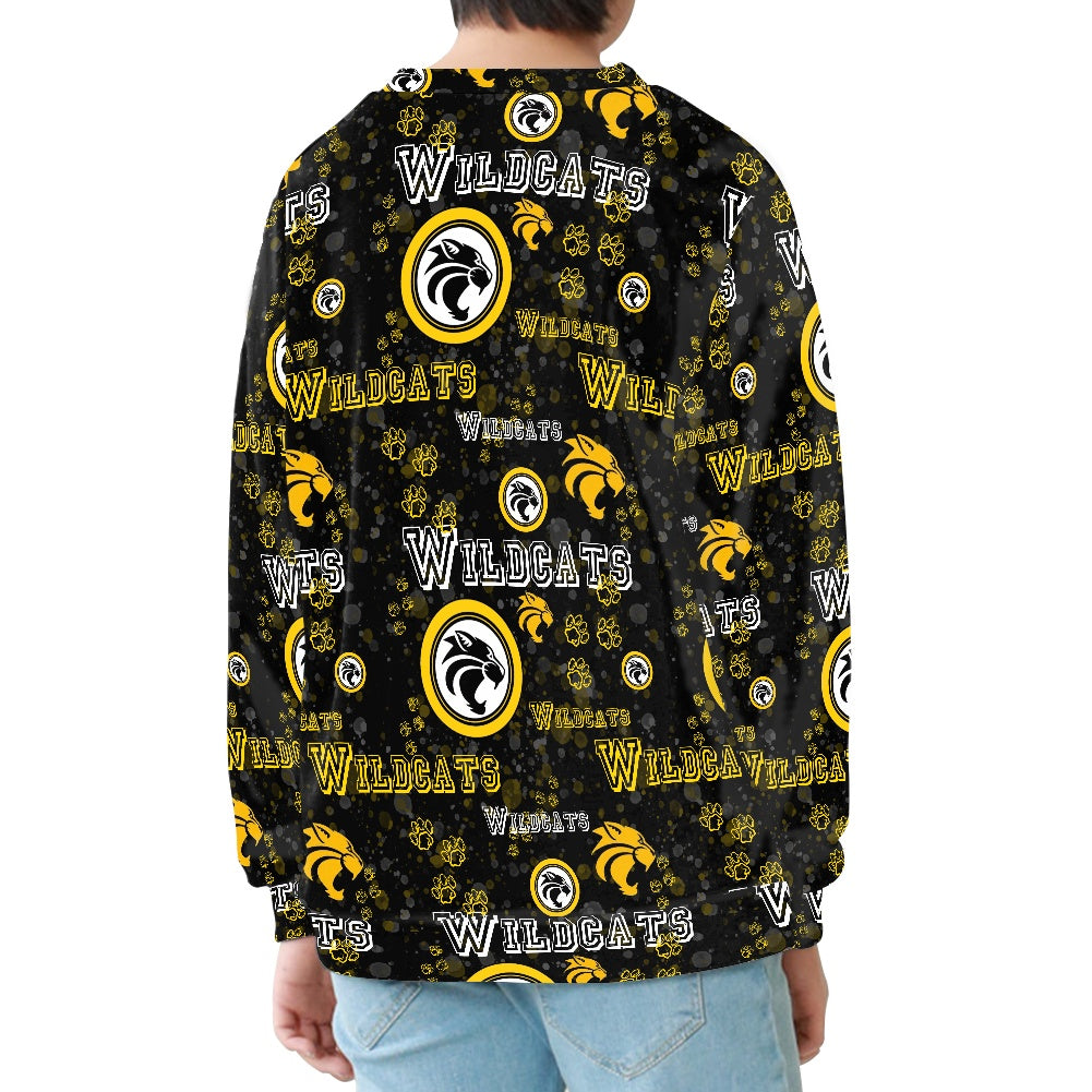 Wildcats All-Over Print Kid's Sweatshirt