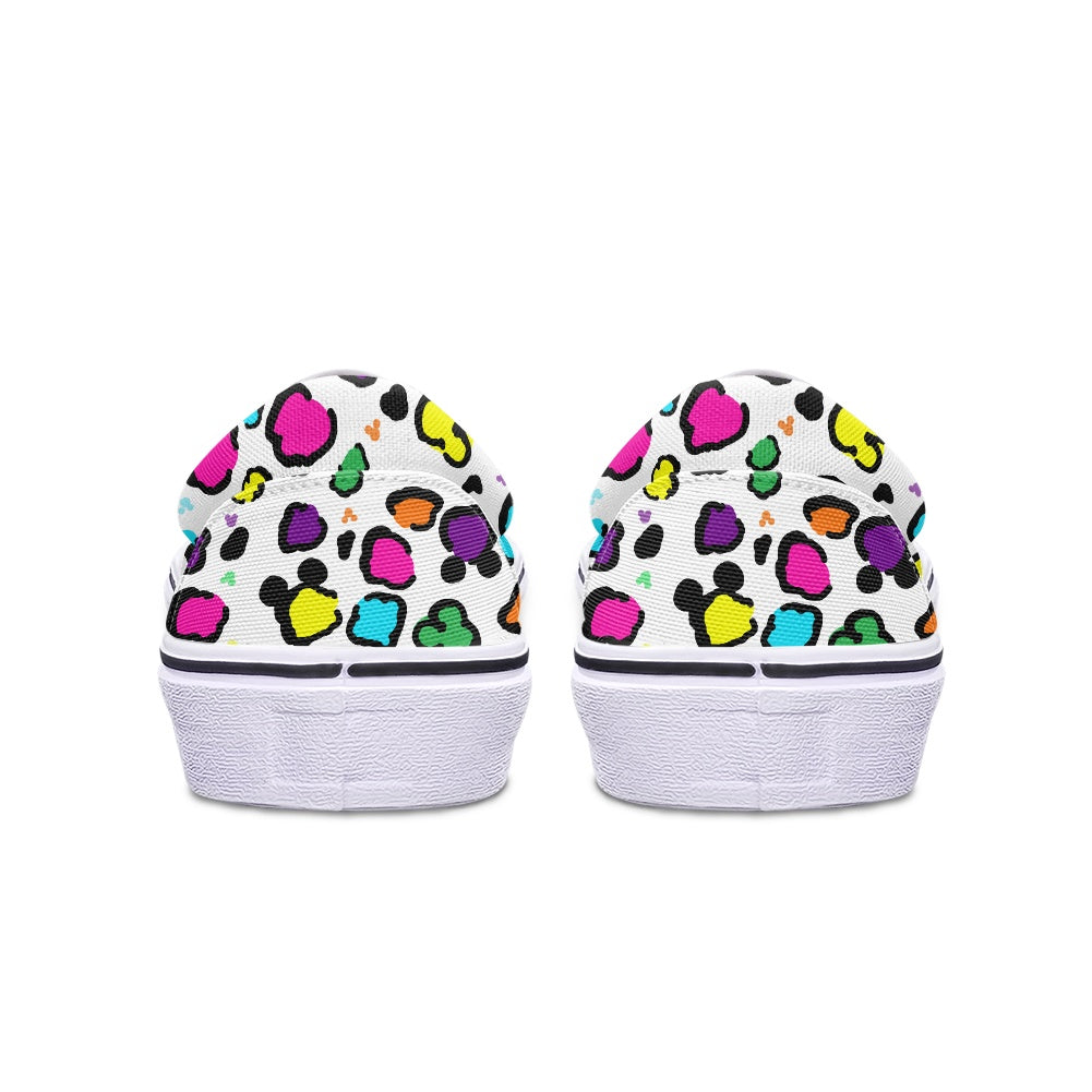 Neon Spots Pedal canvas shoes for Adult