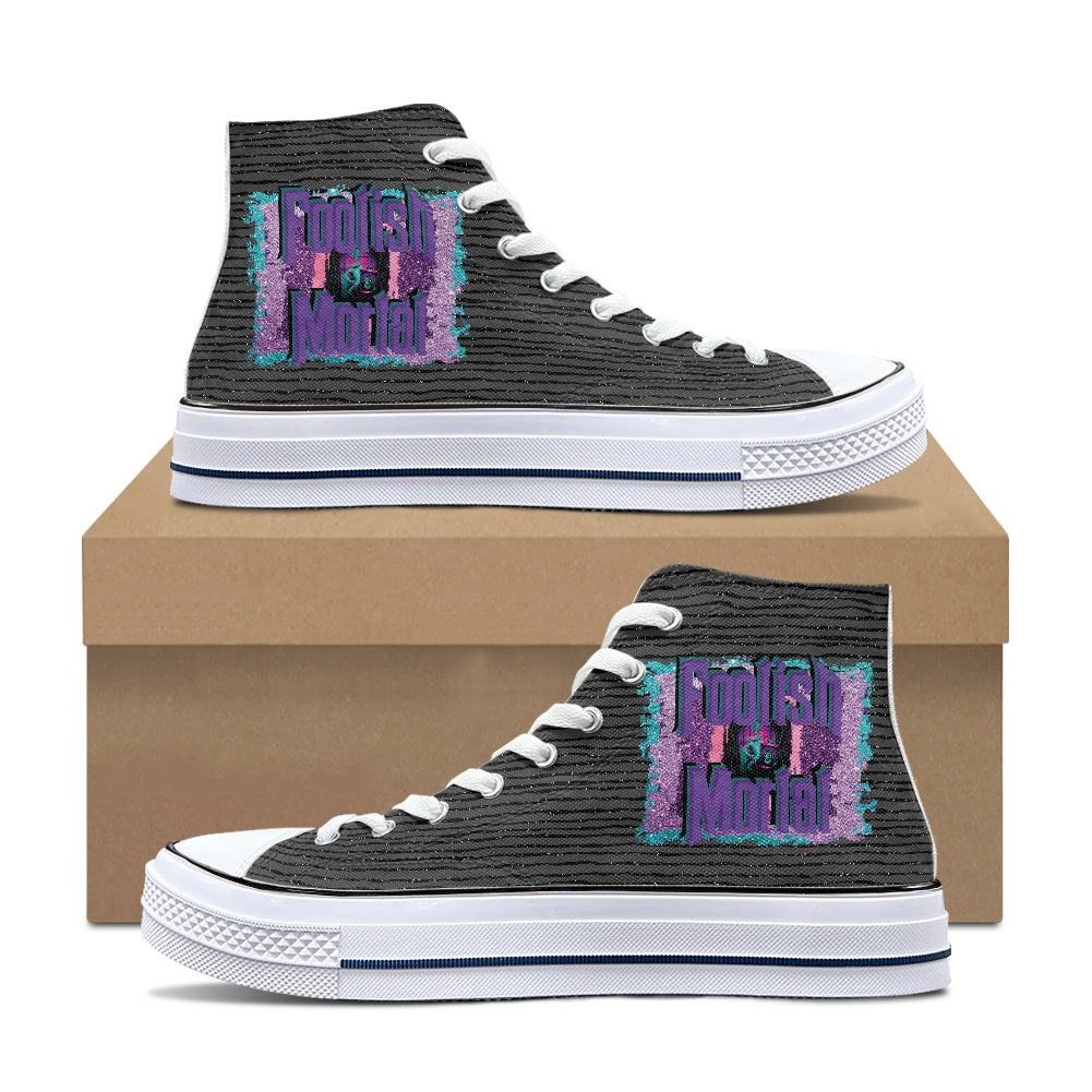HM Foolish Mortal High Top Canvas Shoes