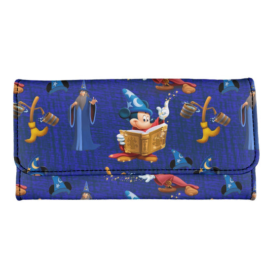 Mouse Sorcerer Long Folding Wallet