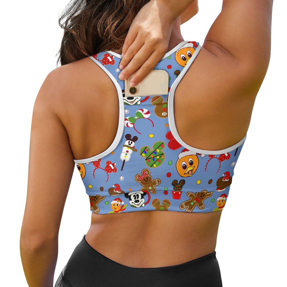 Christmas Sketch Women's Sports Vest