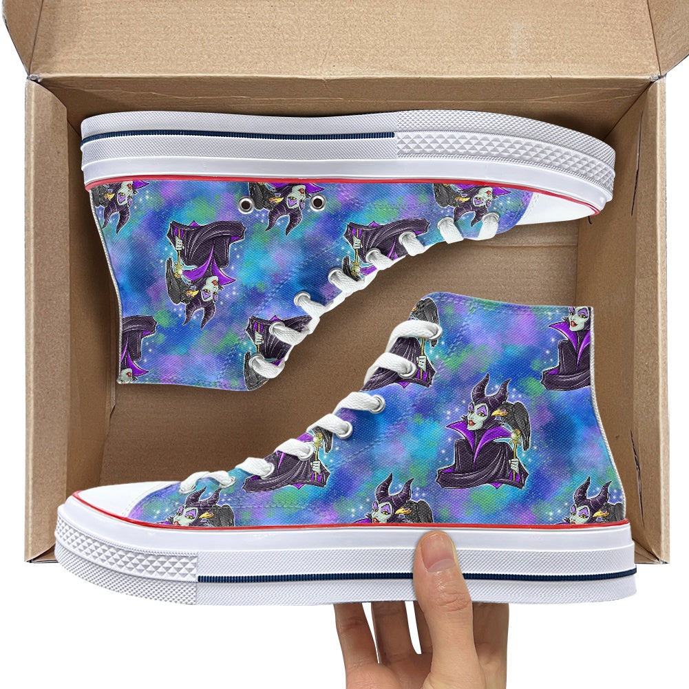 Evil Fairy High Top Canvas Shoes