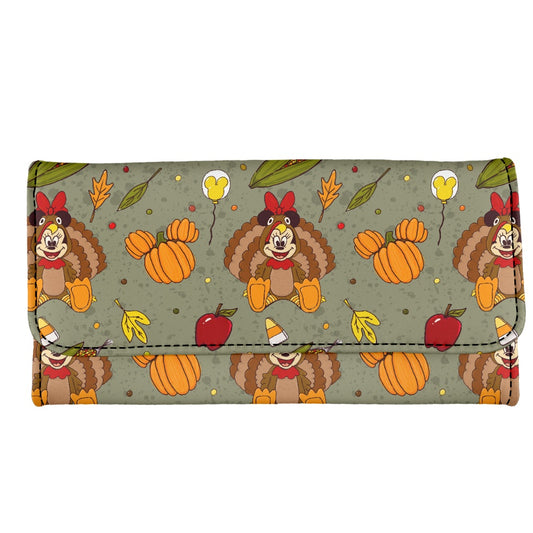 Turkey Min Long Folding Wallet