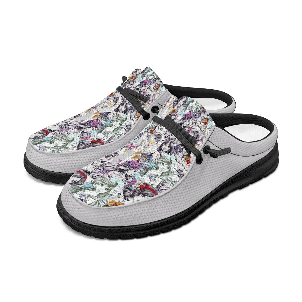 Princess Floral MESH DUDE SHOES