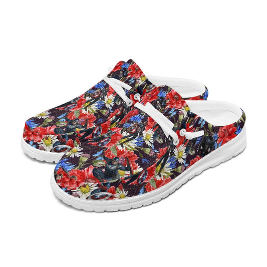 Floral Cap MESH DUDE SHOES