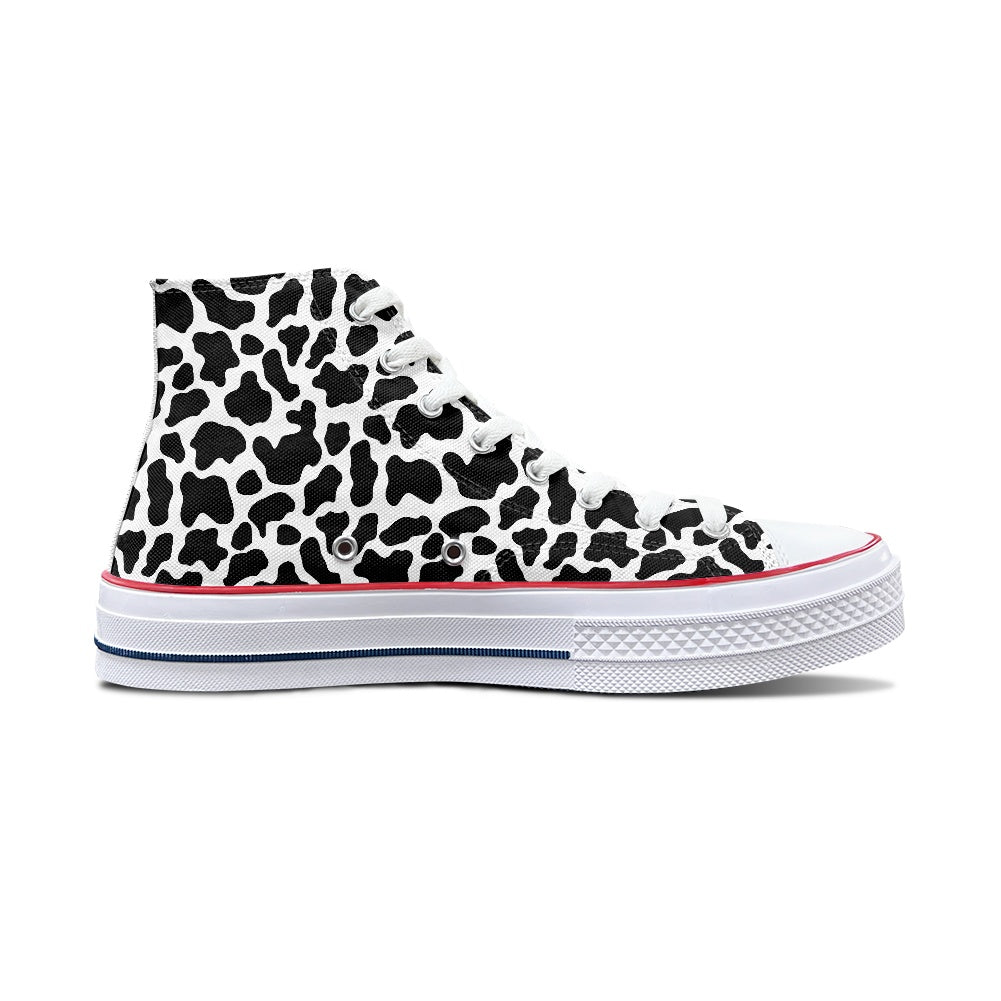 Cows High Top Canvas Shoes
