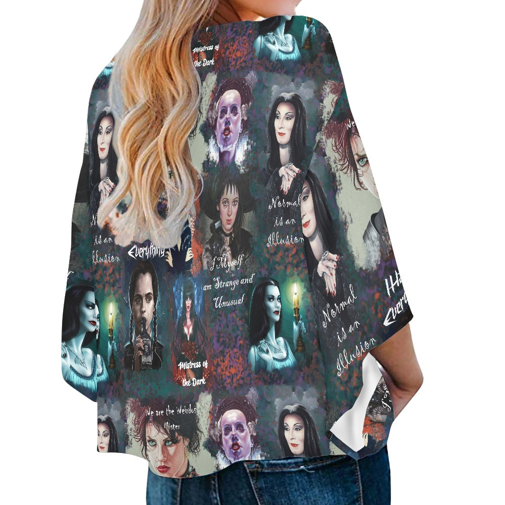 Spooky Babes Women‘s’ V-neck Streamers Blouse