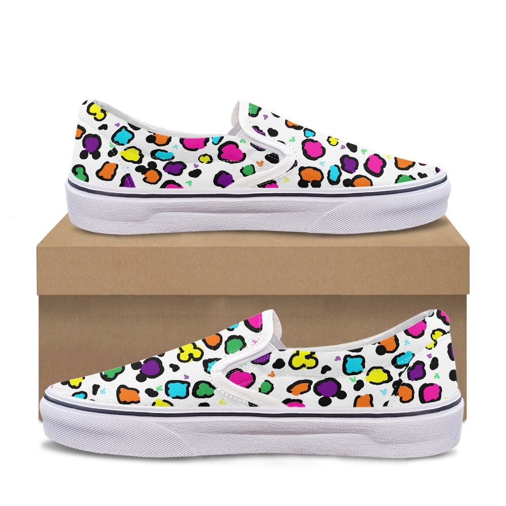 Neon Spots Pedal canvas shoes for Adult