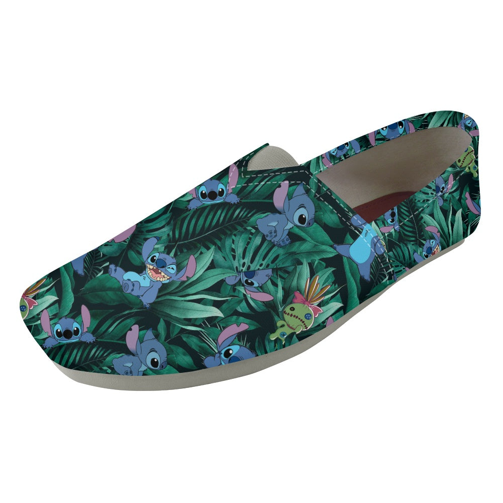 Tropical Alien Slip On Toms