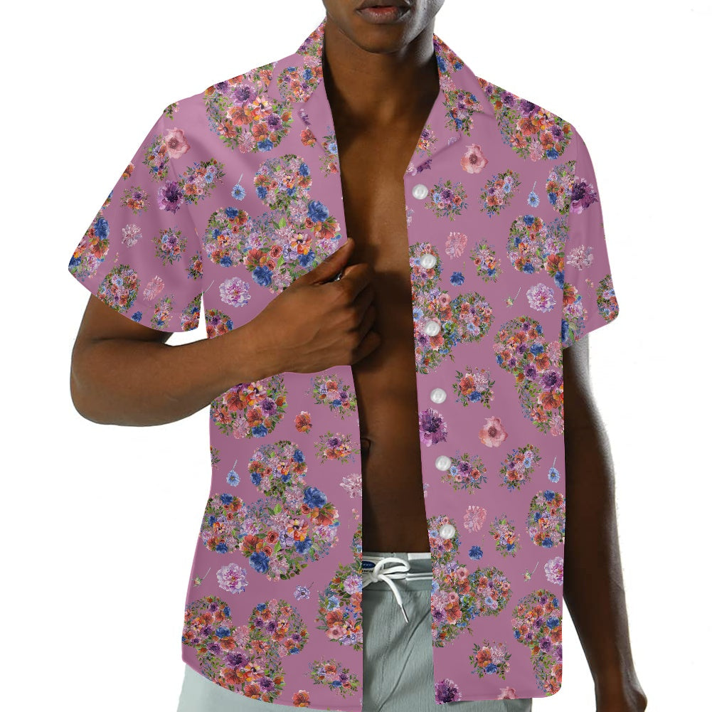 Floral Mouse Hawaiian shirt