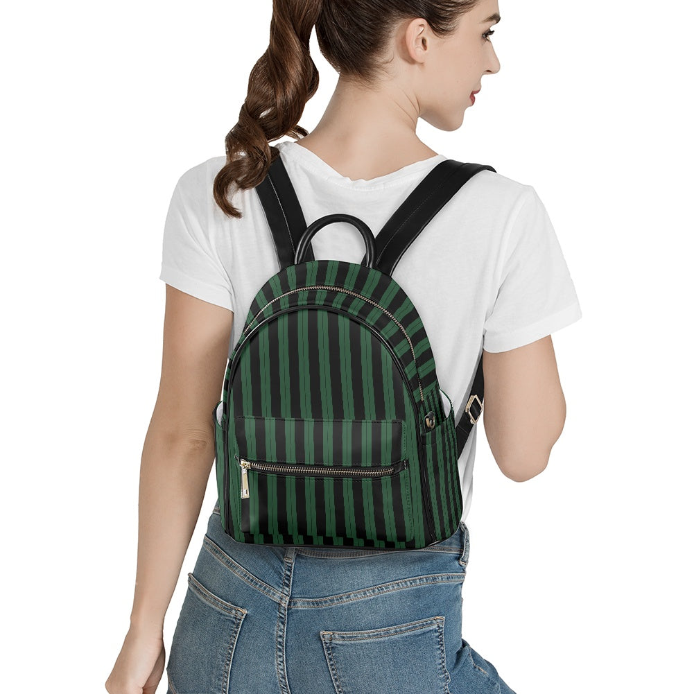 HM Wallpaper Stripe Casual Backpack for women