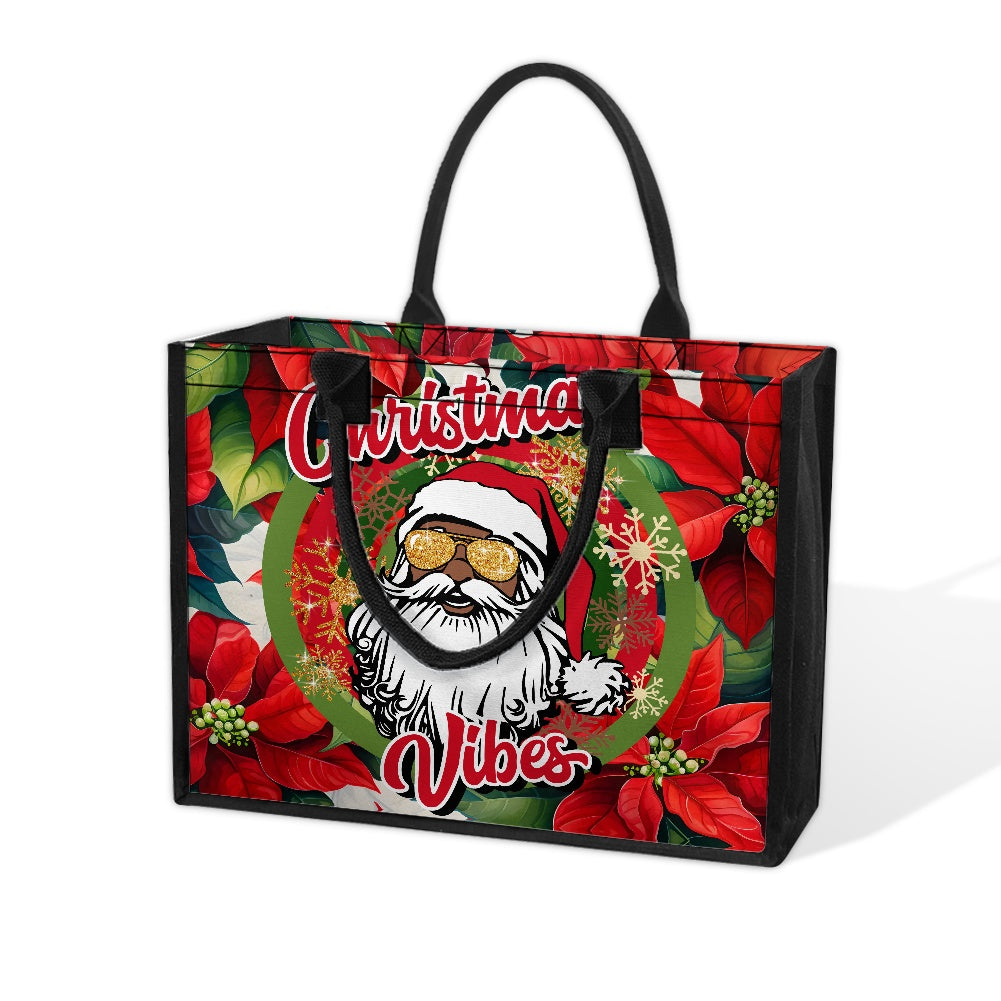 Christmas Vibes Tote bag(Double-sided Print )