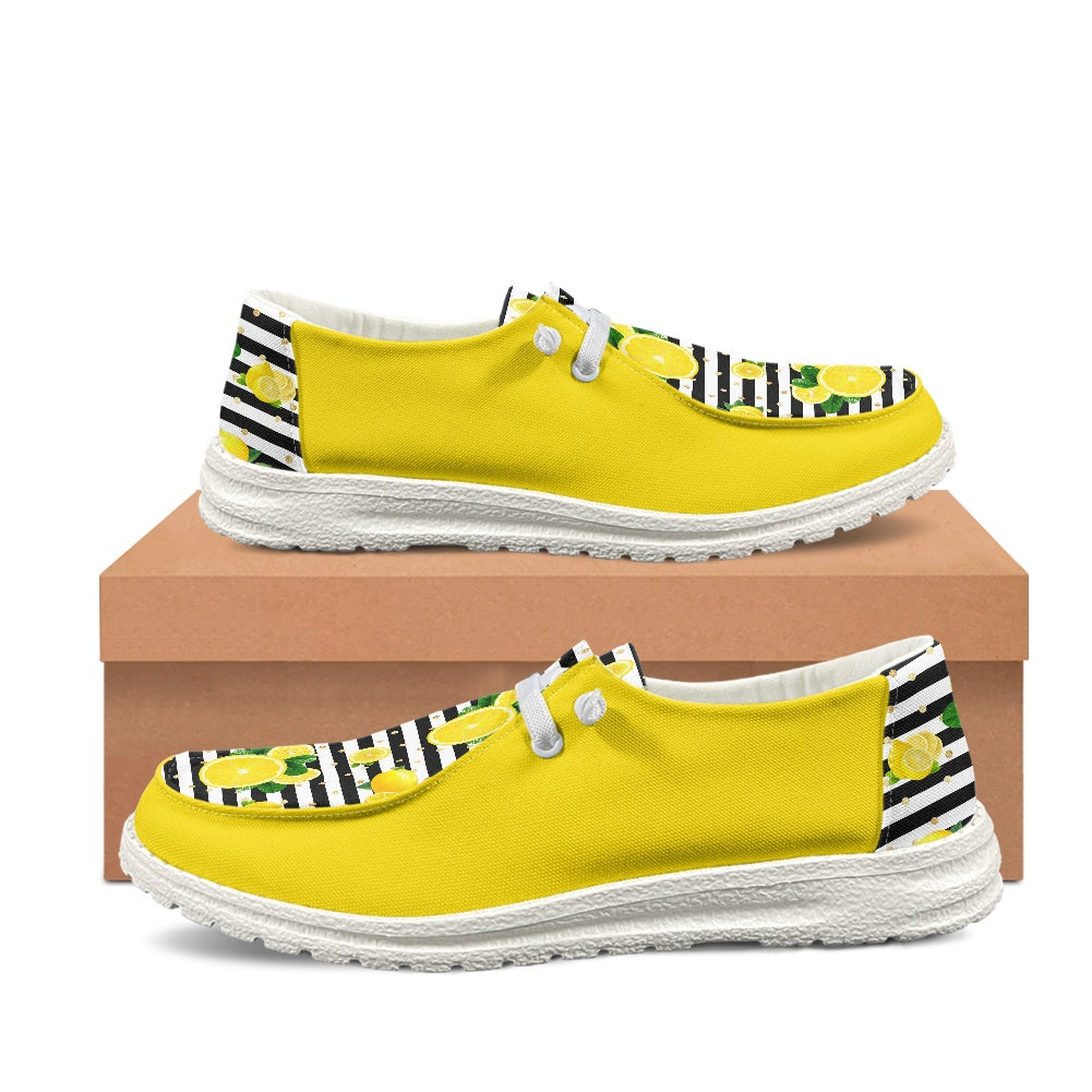 Lemon Squeezie Men's Lace Up Loafers