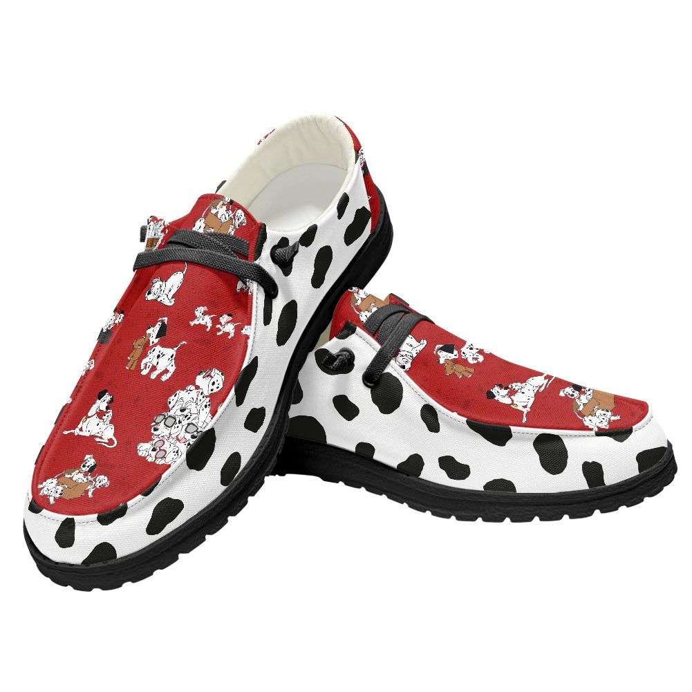 Dalmatians Men's Lace Up Loafers