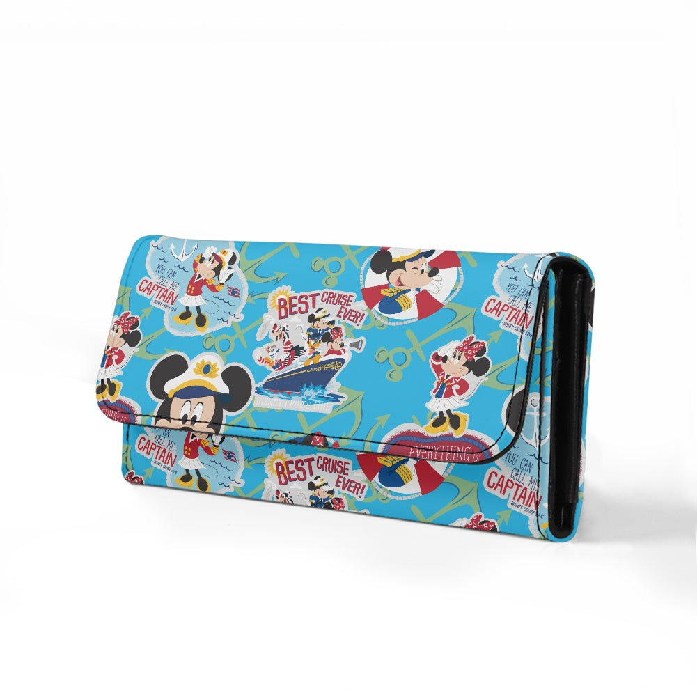 Cruise Mouse Long Folding Wallet