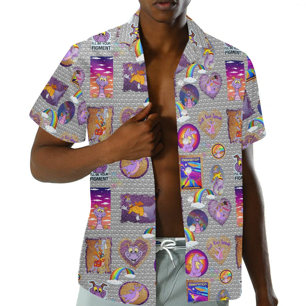 Purple Dragon Hawaiian shirt