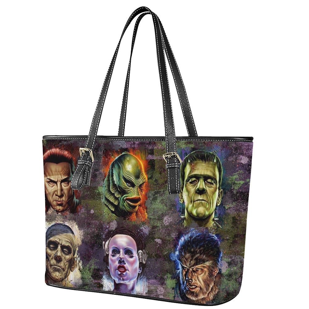 Movie Monsters Large Tote