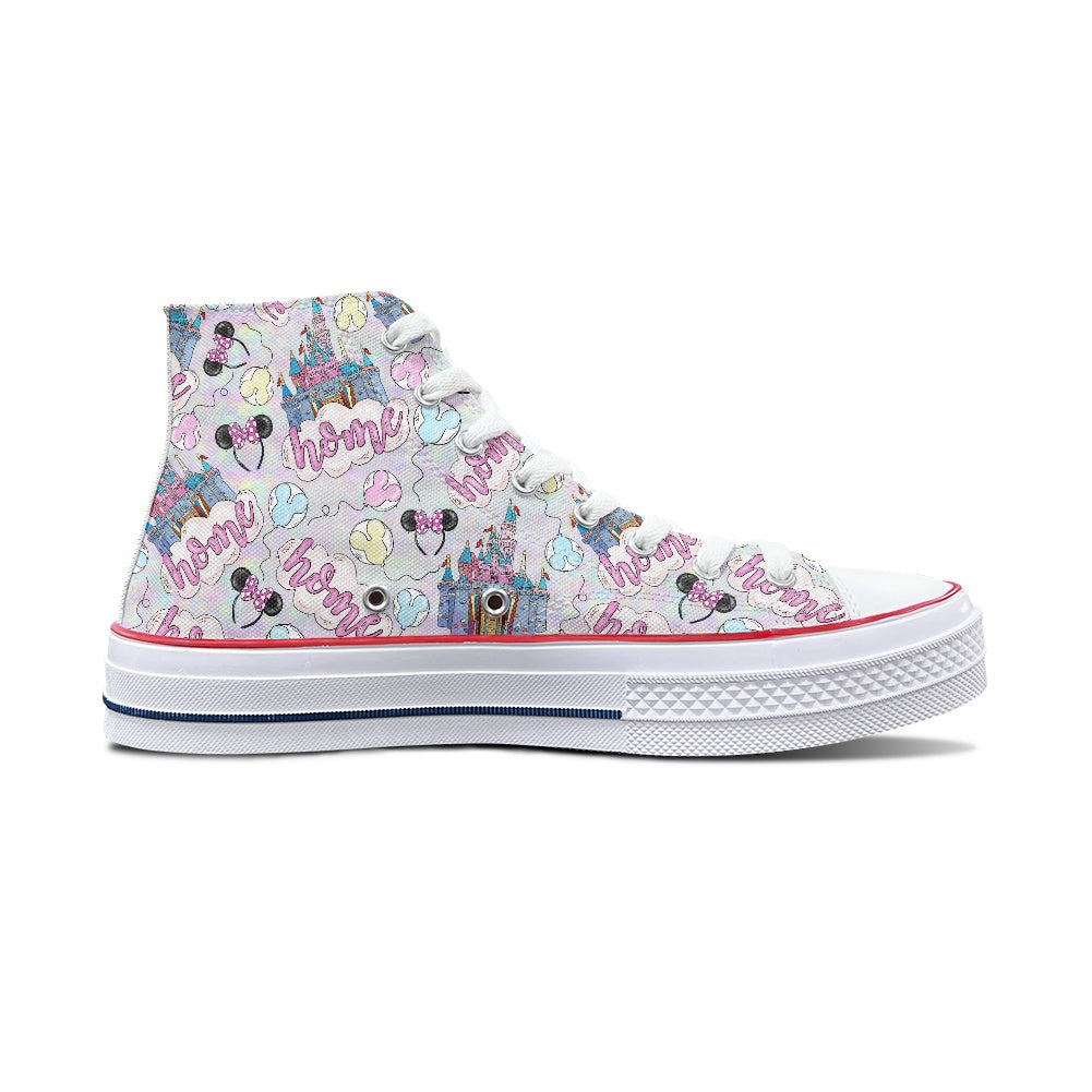 Home High Top Canvas Shoes