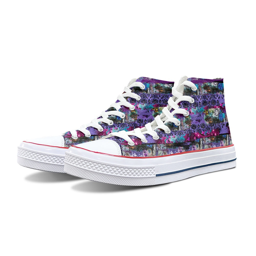 HM Brush High Top Canvas Shoes