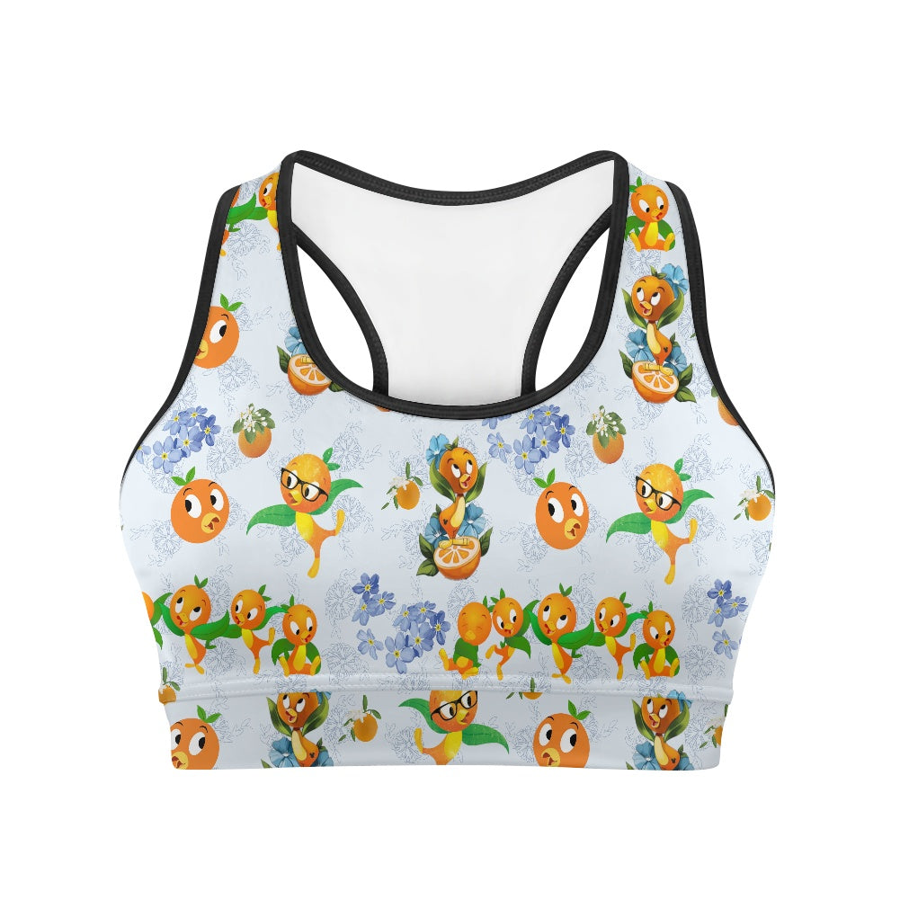 Classic Orange Bird Women's Sports Vest