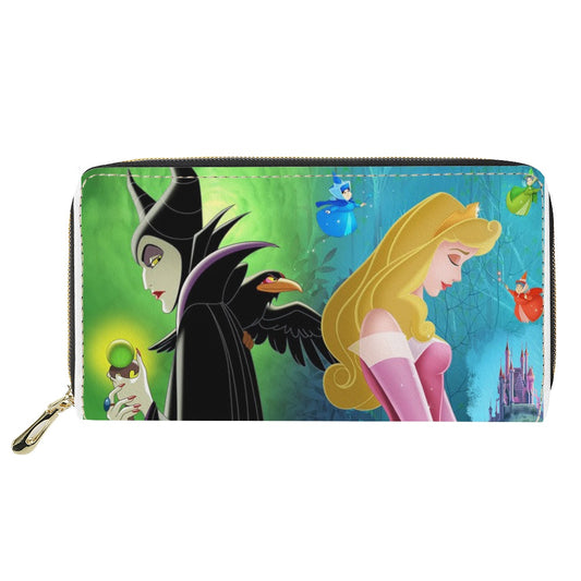 Sleepy Princess PU wallet (nylon zipper)