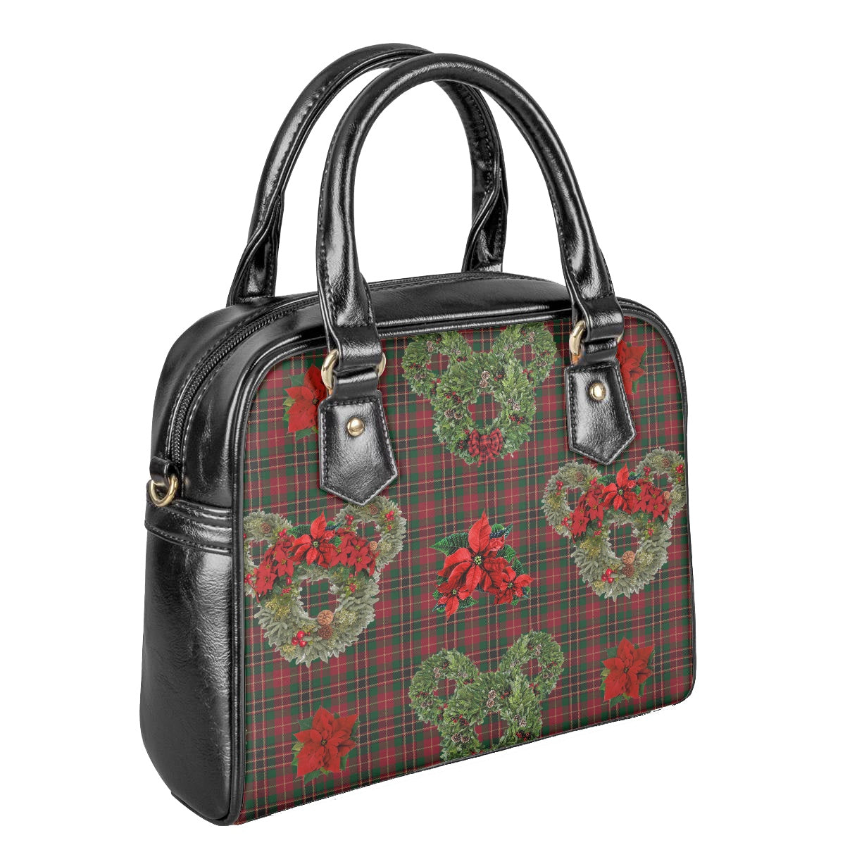 Christmas Wreaths Bowler Bag