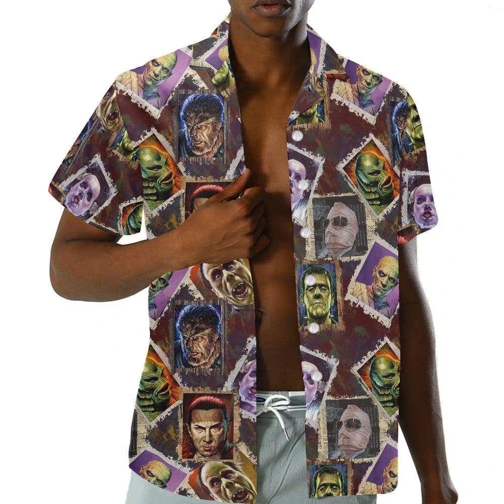 Movie Monsters Hawaiian shirt