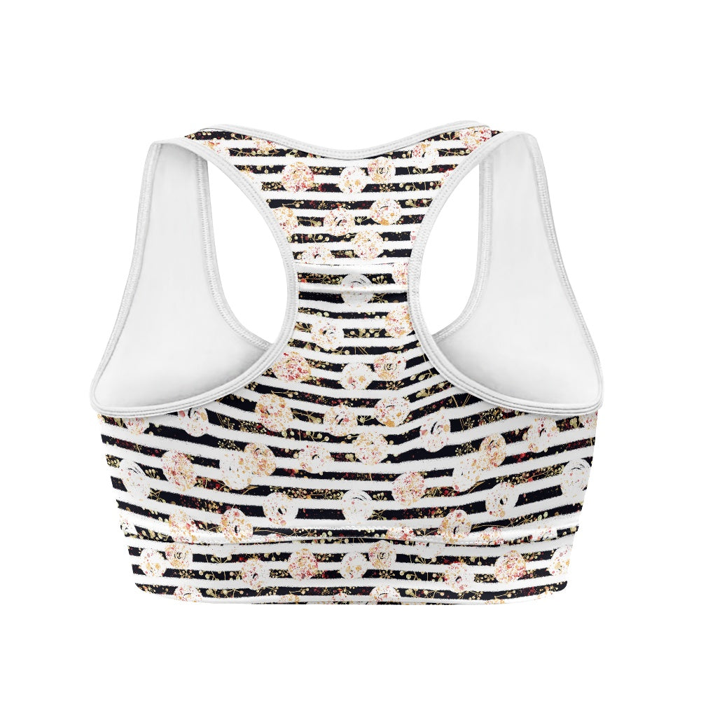 Polka Stripe Women's Sports Vest