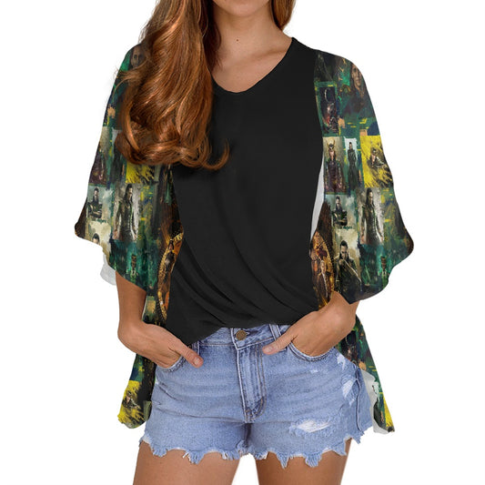 Variant Women's cardigan chiffon shirt