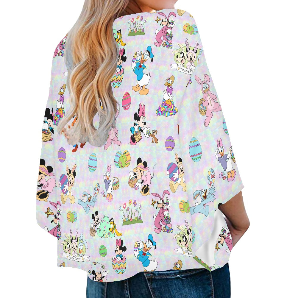 Easter Pals Women‘s’ V-neck Streamers Blouse