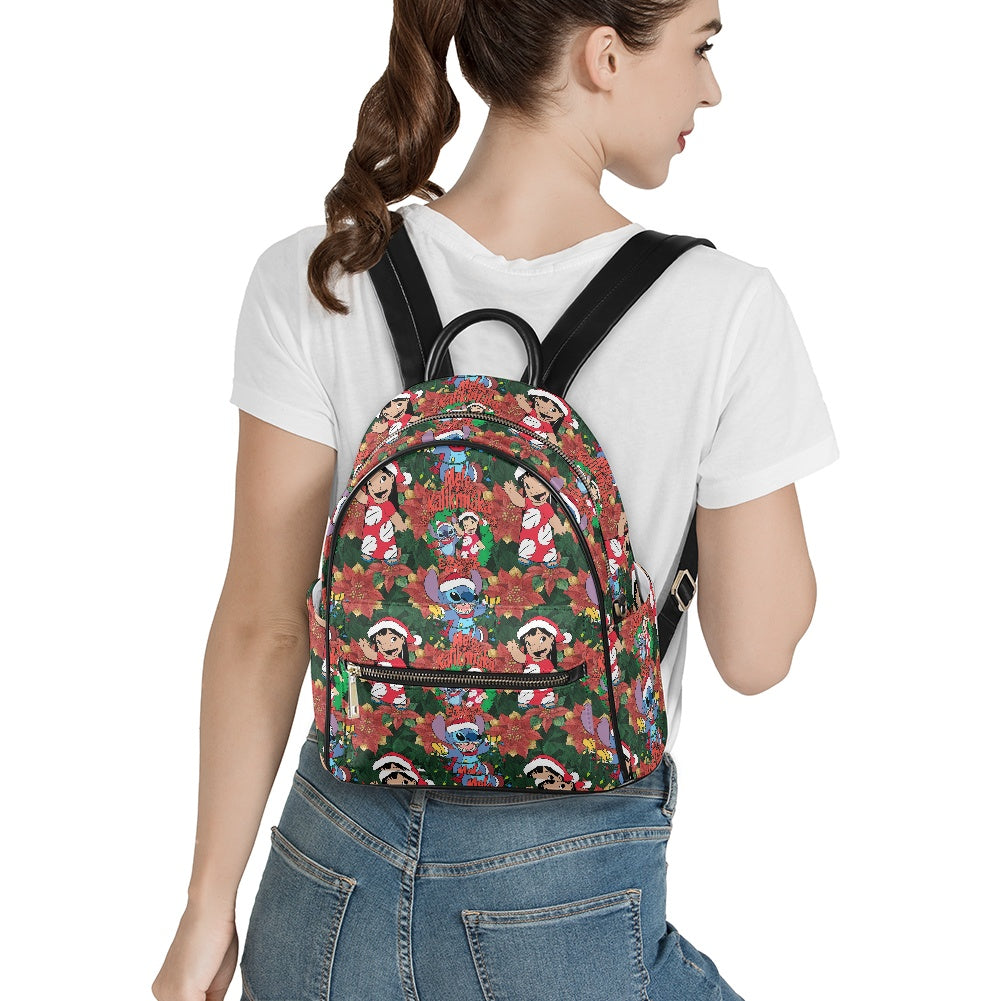 Hawaiian Christmas Casual Backpack for women