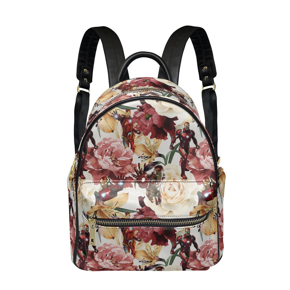 Floral Iron Casual Backpack for women