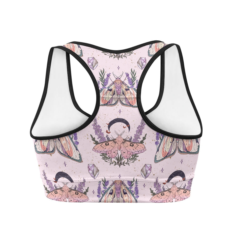 Lunar Moth Pastel Women's Sports Vest