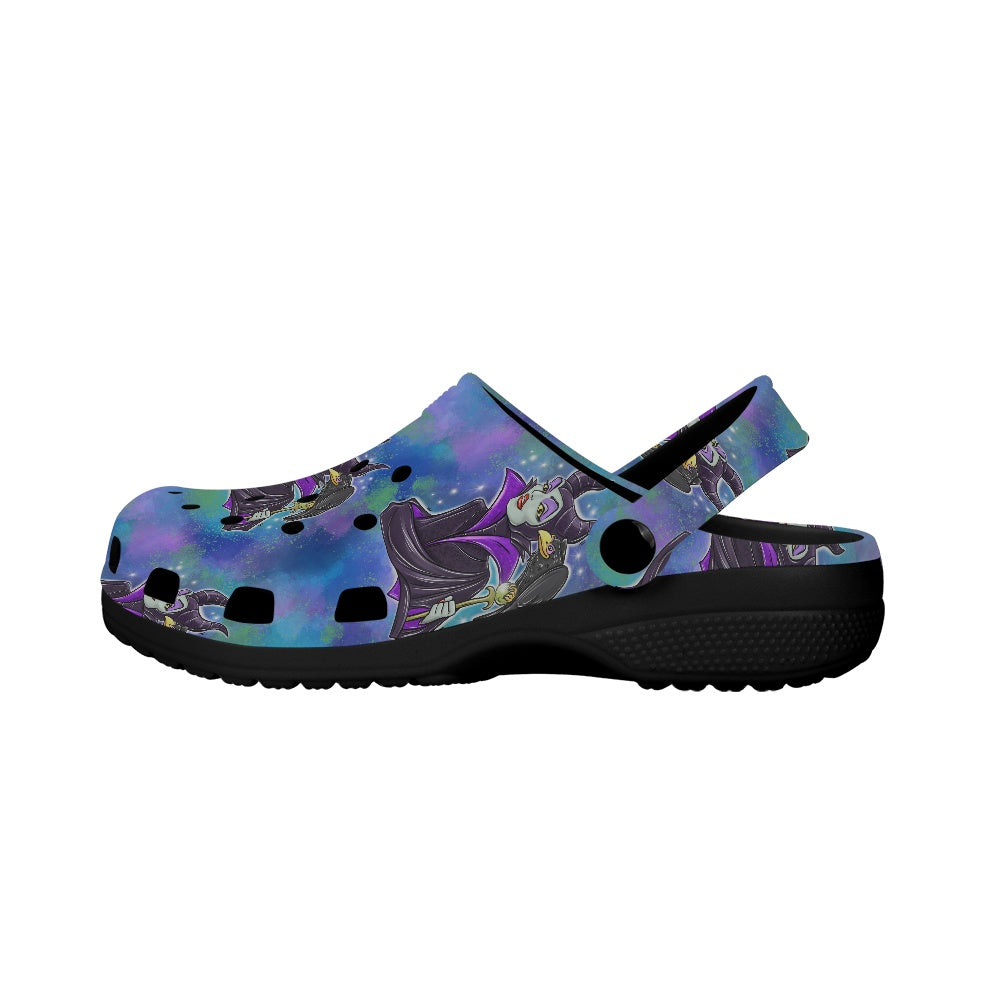 Evil Fairy Adult Crocs Black Sole