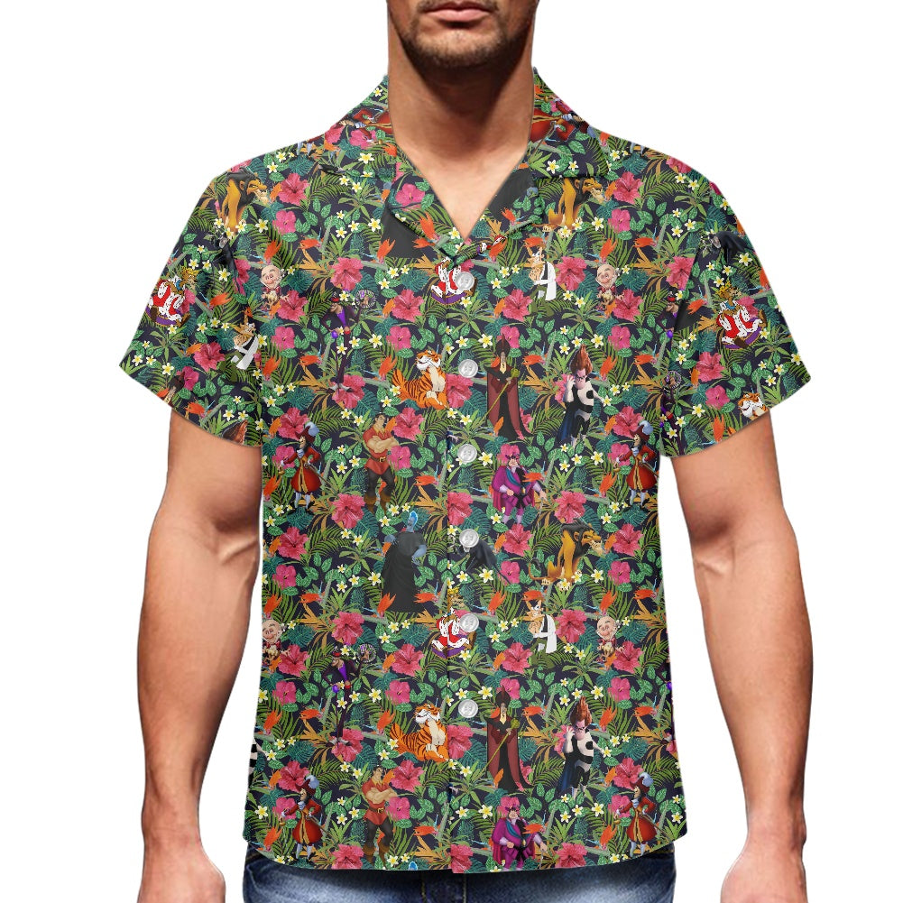 Tropical Male Villains Hawaiian shirt