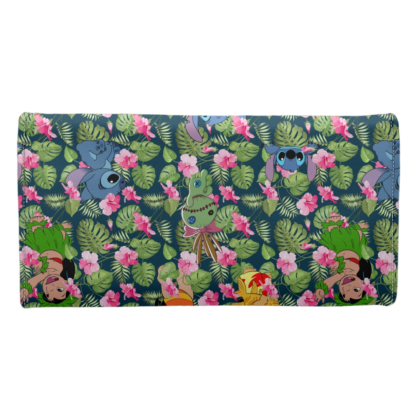 Hawaiian Alien Long Folding Wallet