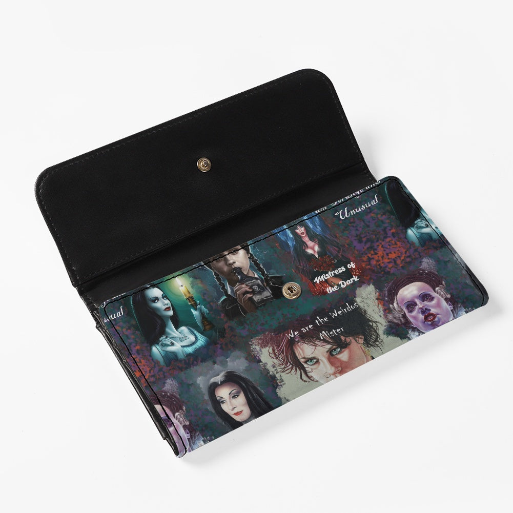 Spooky Babes Long Folding Wallet