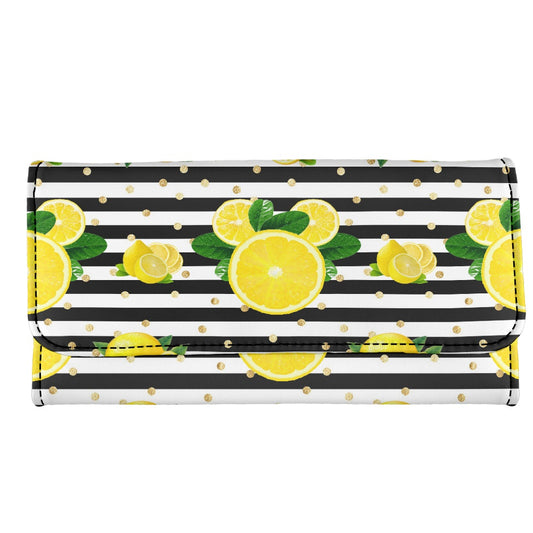 Lemon Squeezie Long Folding Wallet