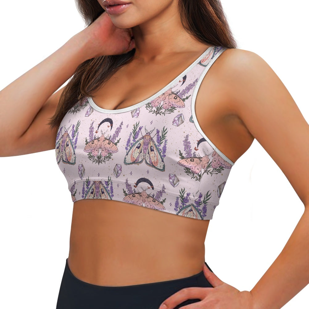 Lunar Moth Pastel Women's Sports Vest
