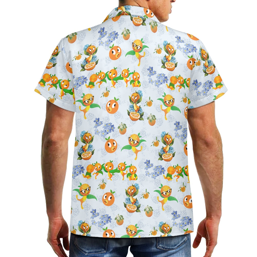 Classic Orange Bird Hawaiian shirt