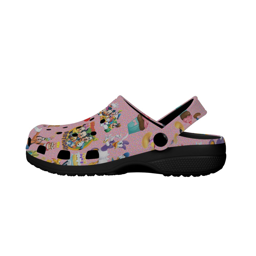 Birthday Pals Crocs Black Sole