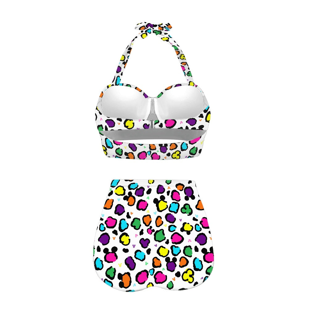 Neon Spots Two-piece Swimsuit