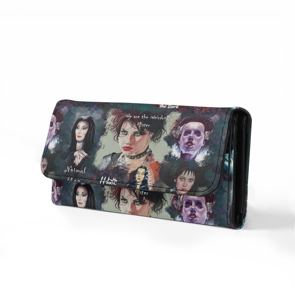 Spooky Babes Long Folding Wallet