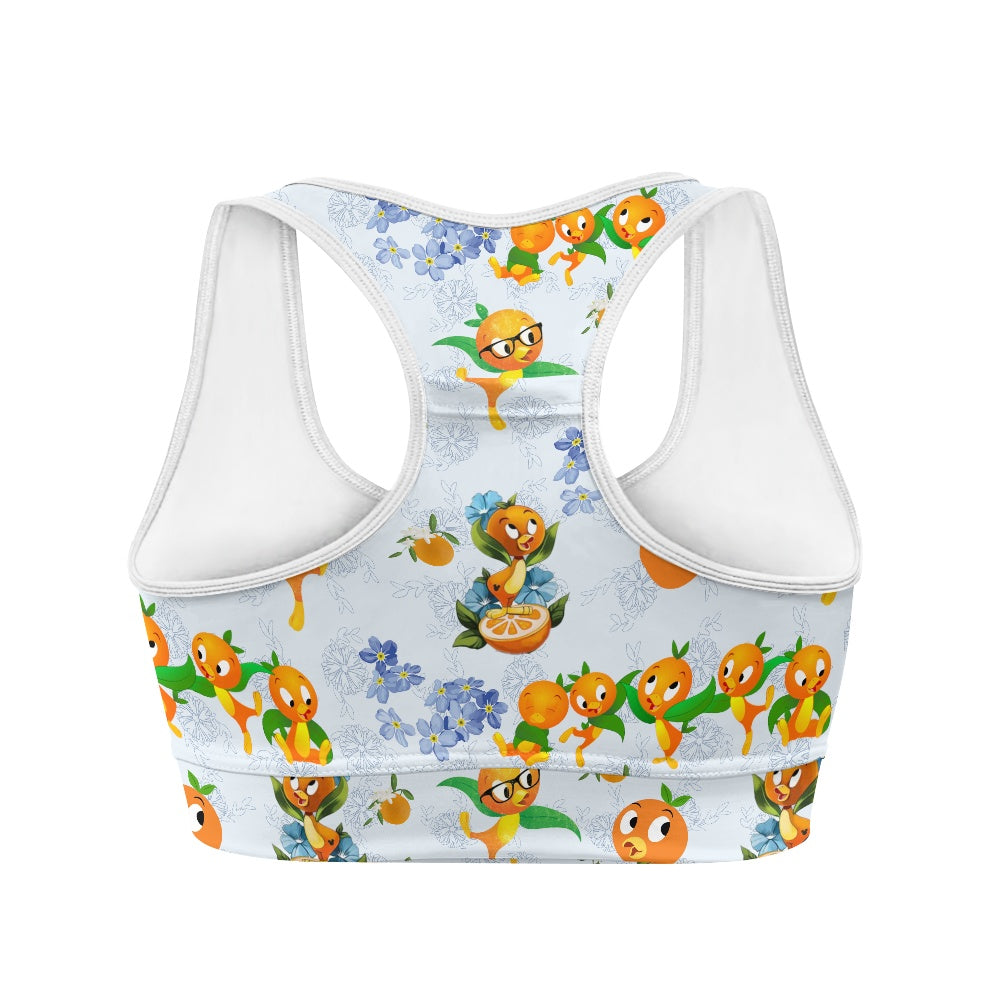 Classic Orange Bird Women's Sports Vest