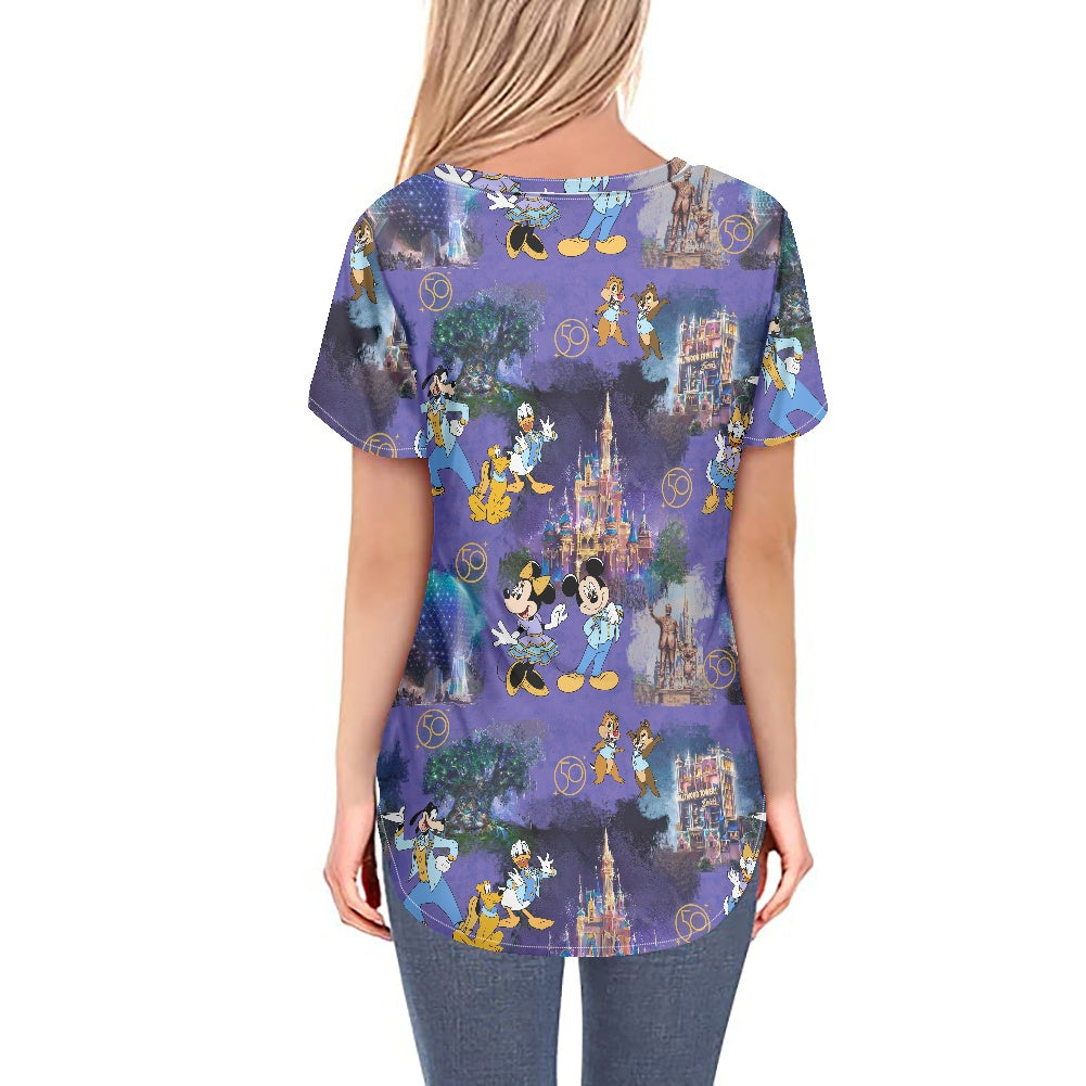 50th Friends Women's V-neck Top