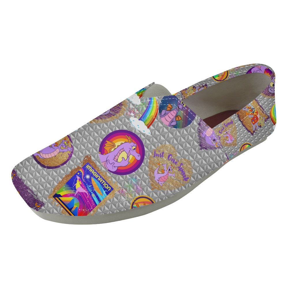 Purple Dragon Slip On Toms