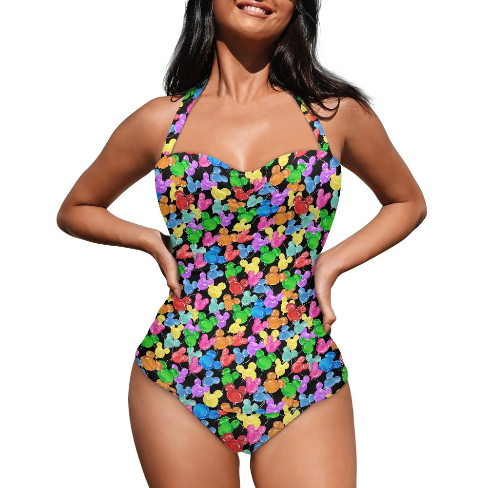 Mouse Balloons Strappy one piece